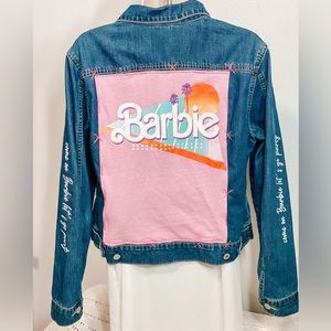 Upcycled BARBIE Denim Jean Jacket